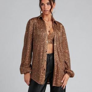 WINDSOR SEQUIN SHACKET